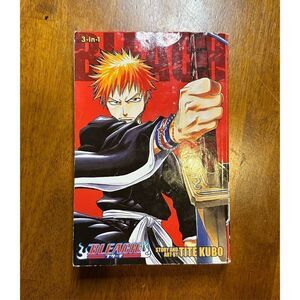 BLEACH 3-In-1 Tite Kubo Volume 1 2 3 Manga Anime English Paperback Book